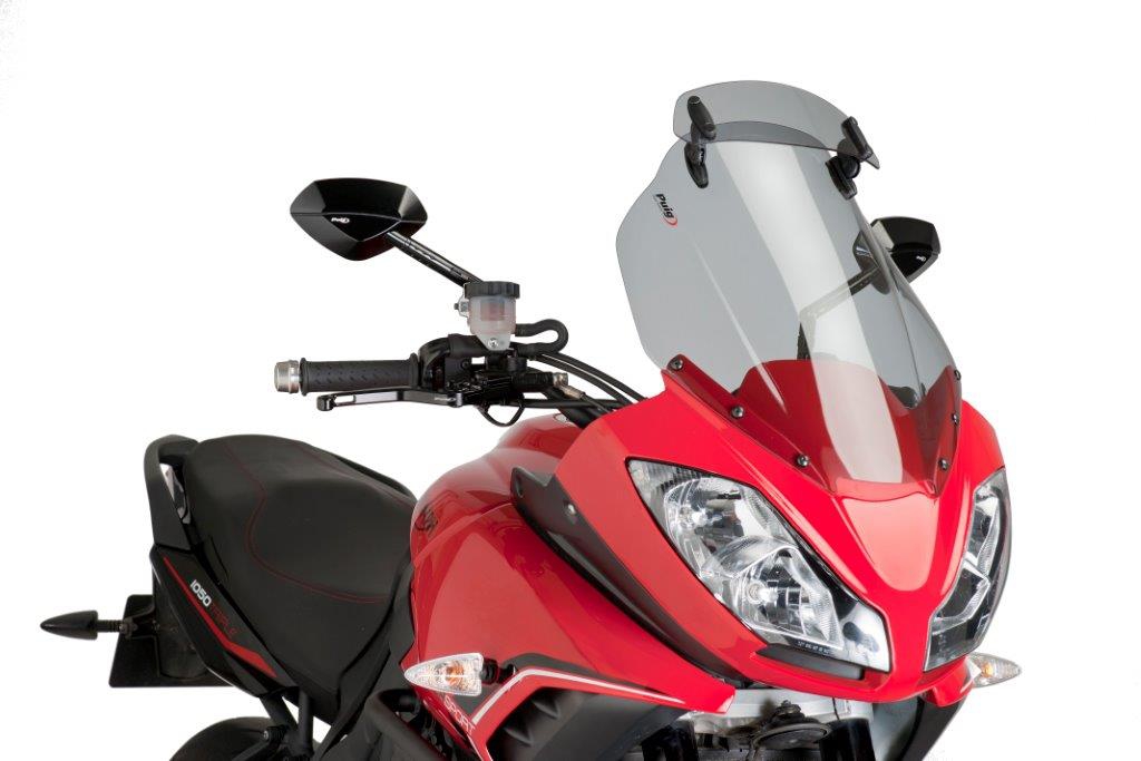 Puig windscherm Triumph Tiger 1050 / Sport 2007-2015 met opzetruit 