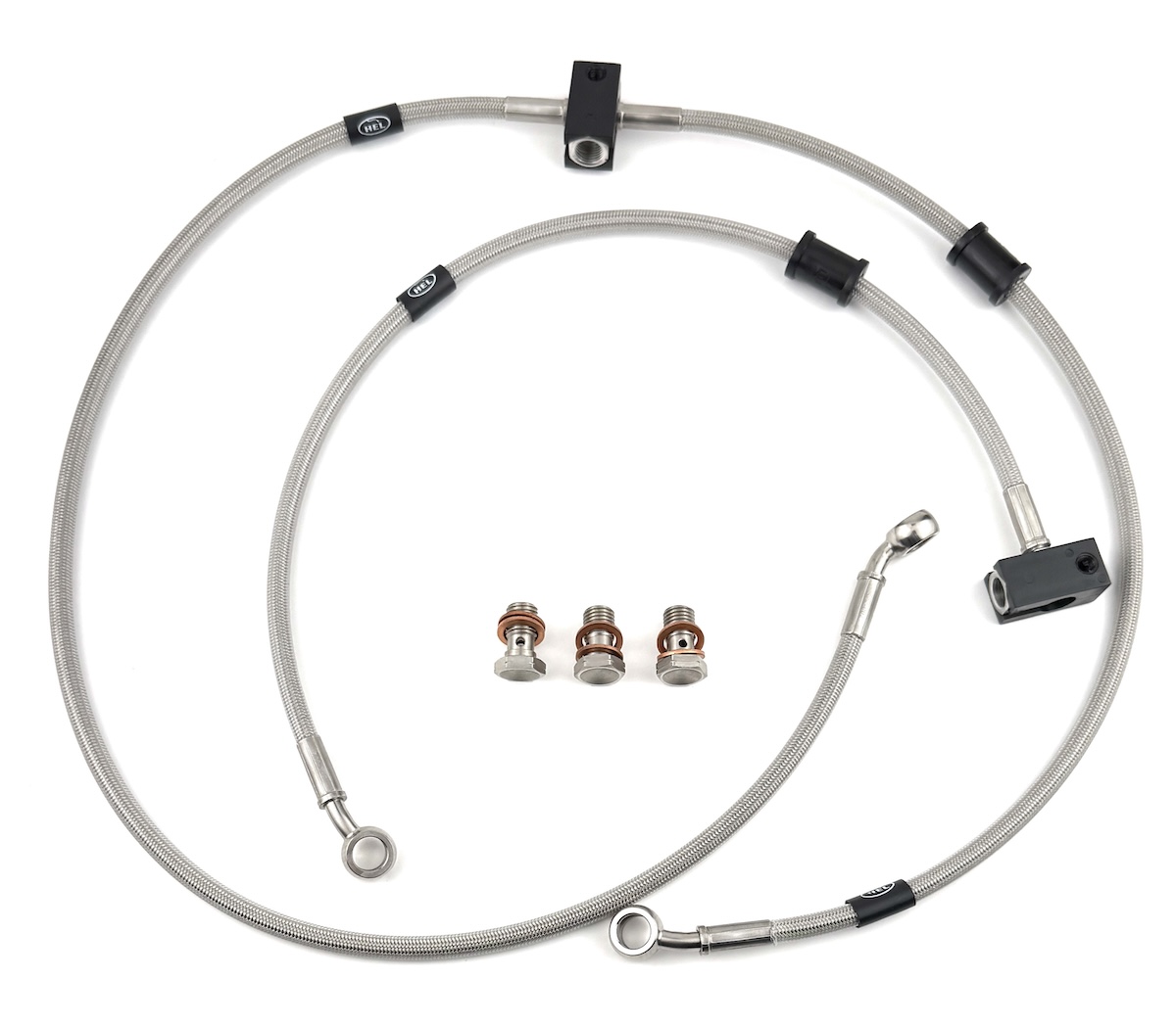 HEL remleidingen Honda GL1500 F6C Valkyrie 1996-2003 S voorzijde