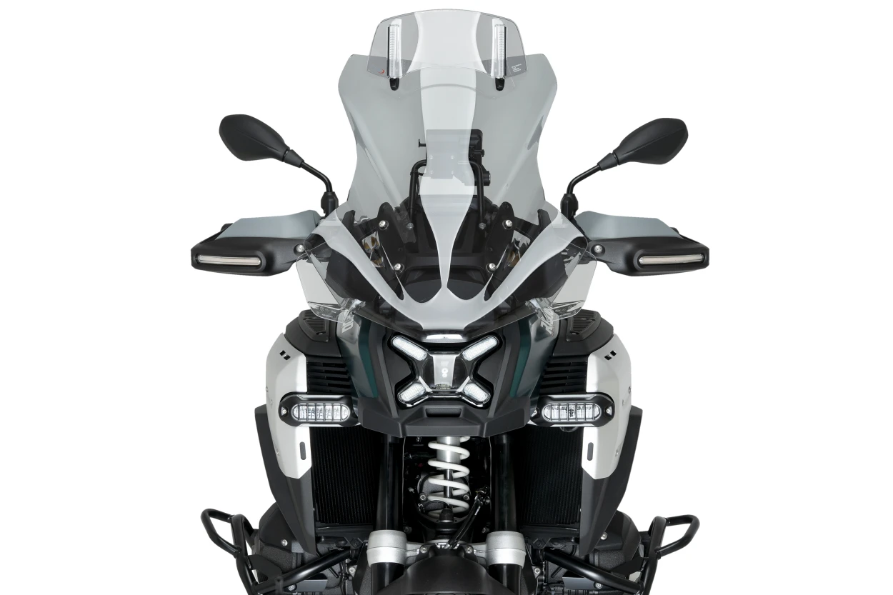 Puig Touring windscherm met opzetruit BMW R1300GS Adventure (zonder radar)