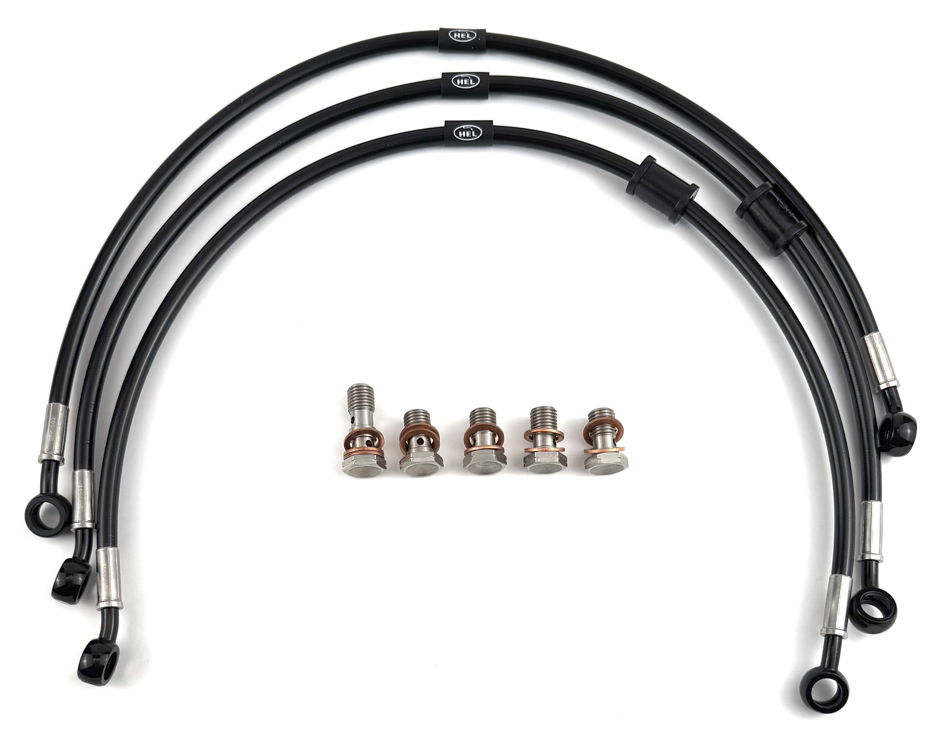 HEL remleidingen Honda VT700C / VT750C Shadow 1983-1990 S voorzijde