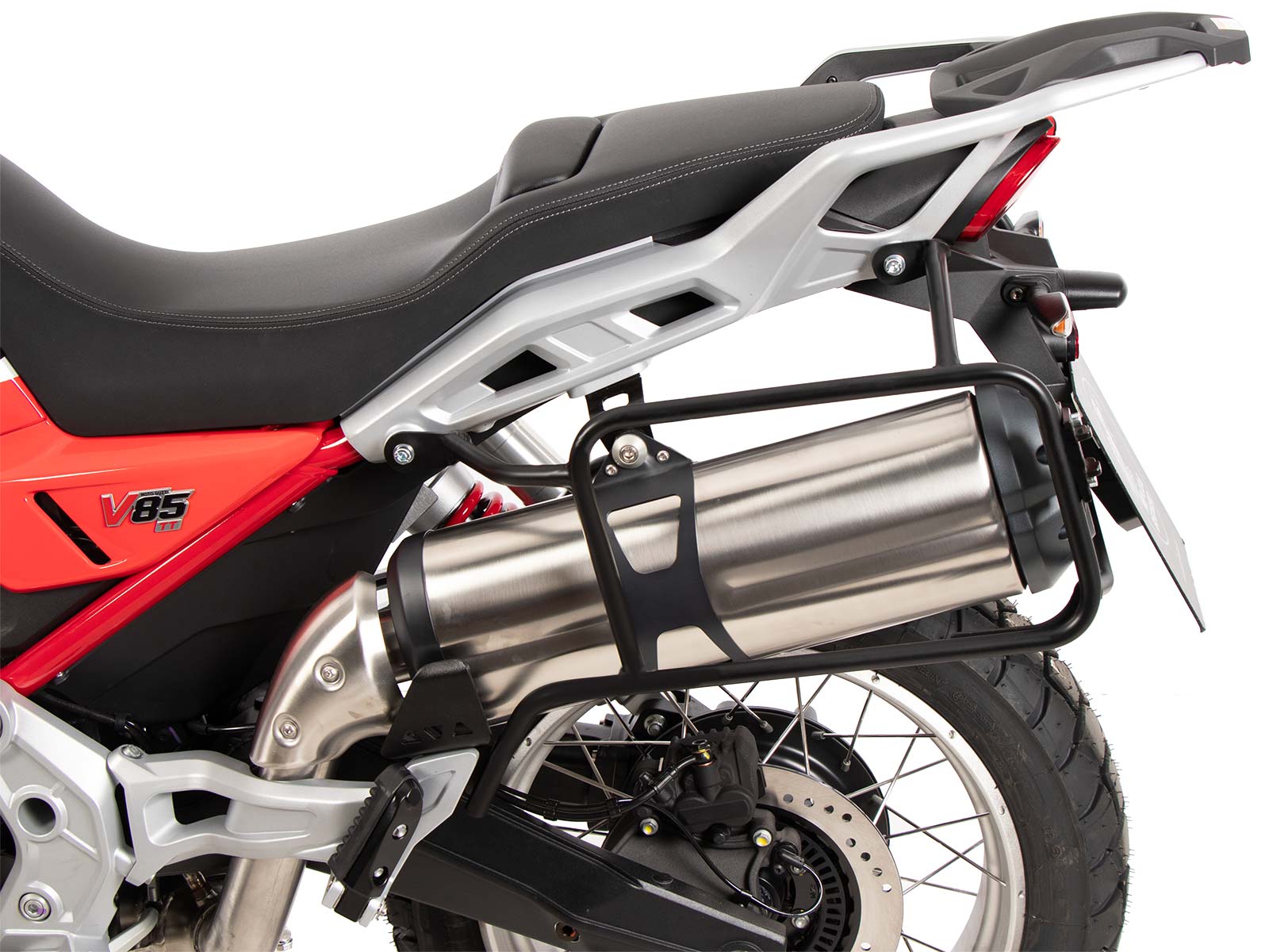 Hepco en Becker vaste A-symmetrische zijkofferrek Moto Guzzi V85 TT (2024-)