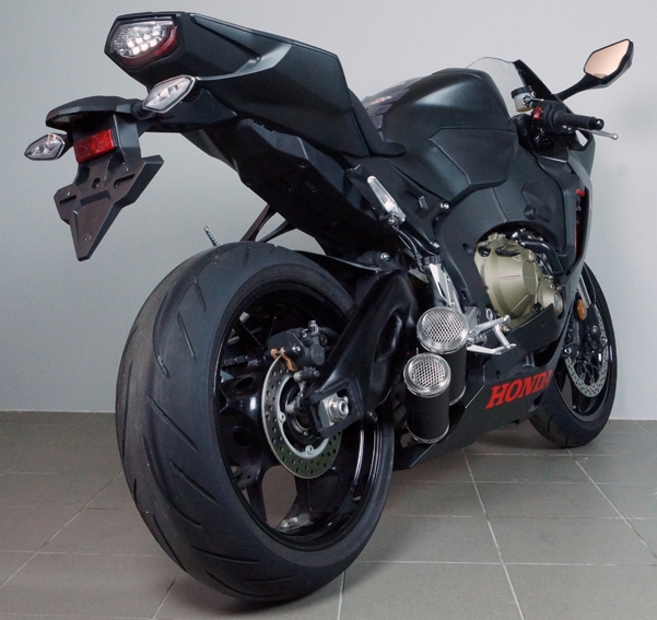 Bodis uitlaat Honda CBR1000RR 2017-2018 MGPX2-GE RVS Zwart BOHCBR1000-032 3
