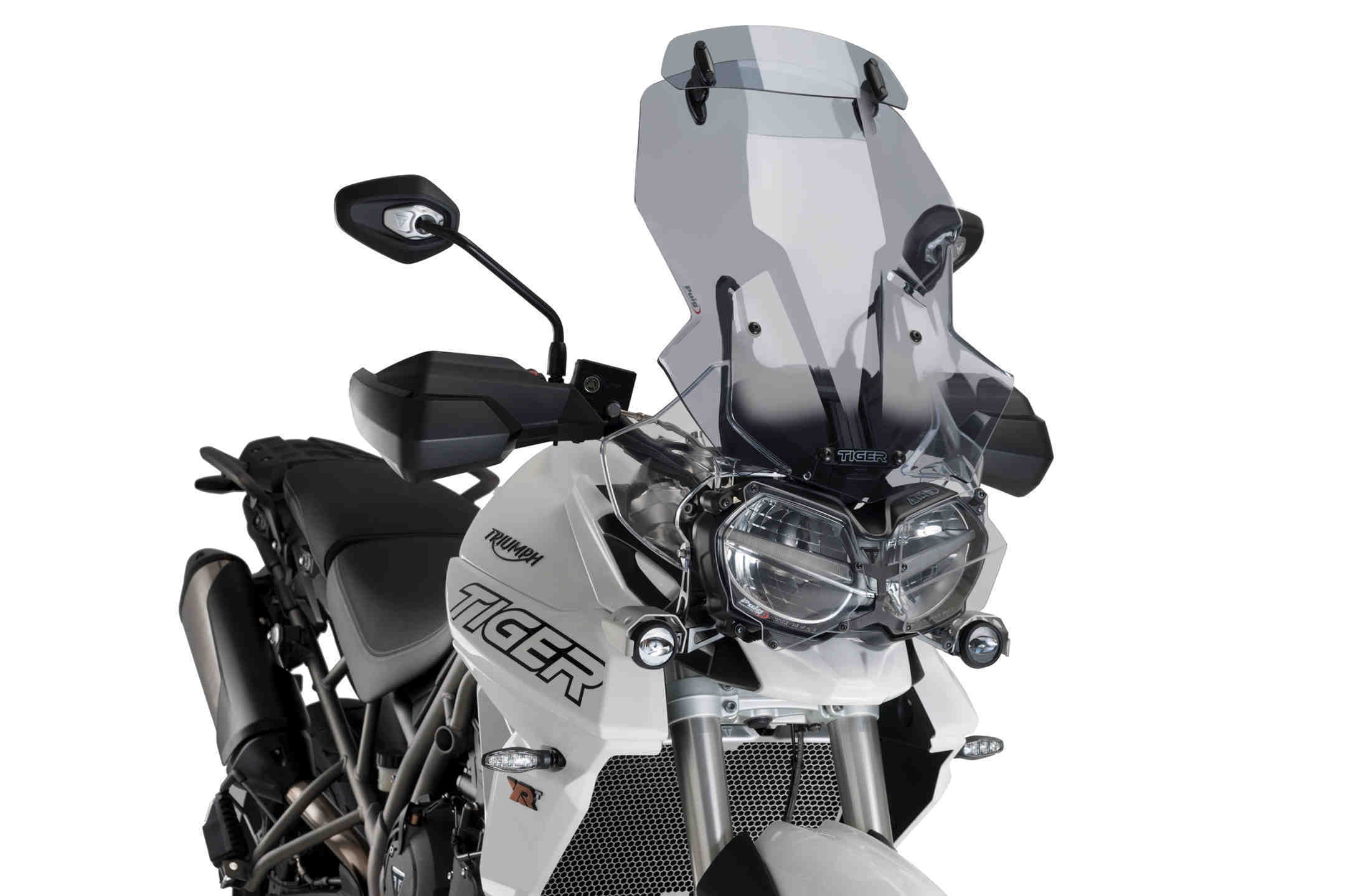 Puig windscherm Triumph Tiger 800 XRT 2018-2020 met opzetruit 