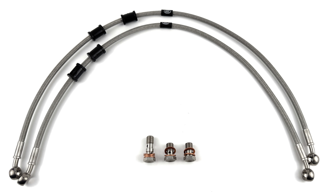 HEL remleidingen Honda CBR250RR MC22 (1990-1999) F voorzijde