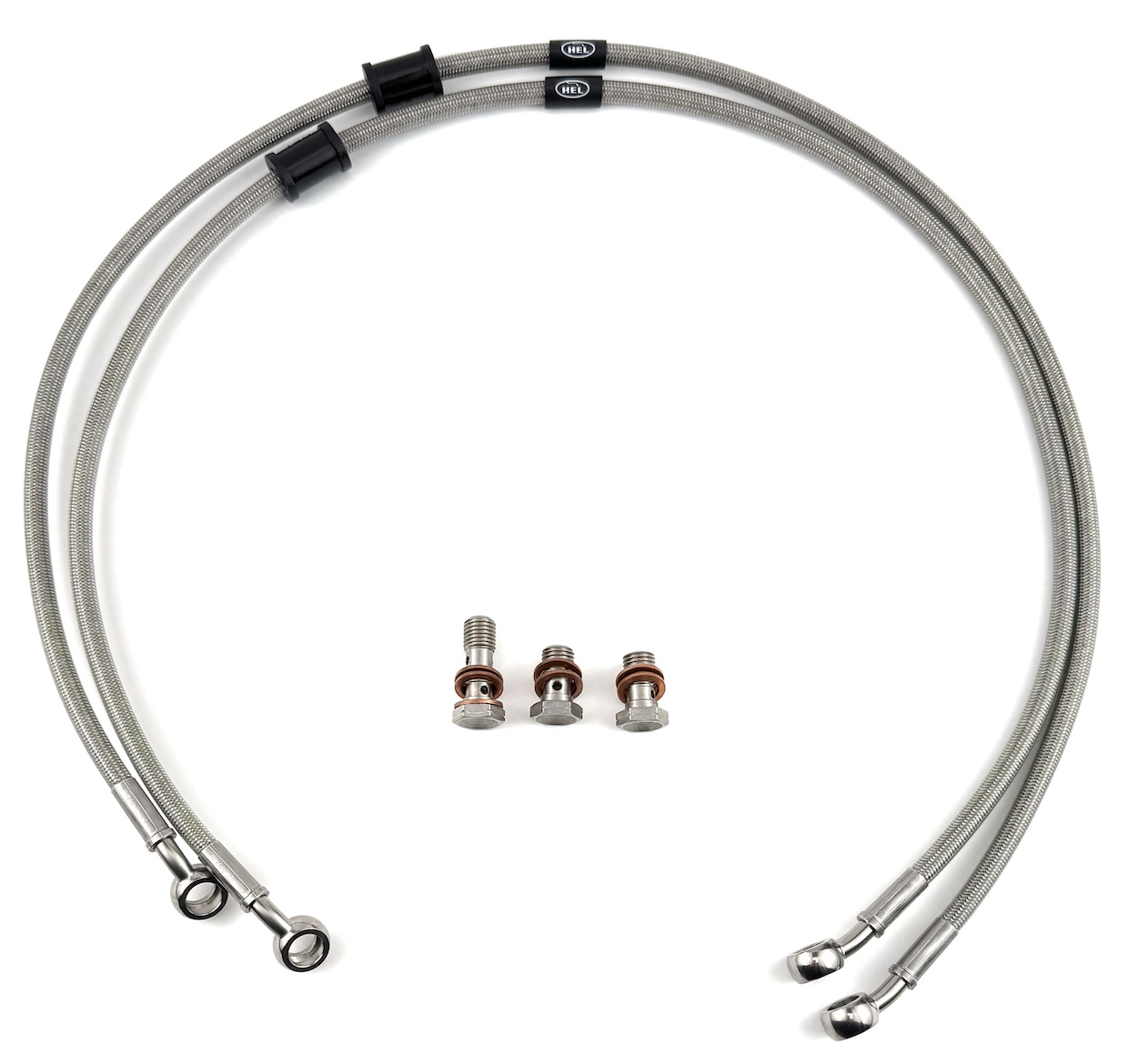 HEL remleidingen Kawasaki Z1000 2007-2009 F voorzijde