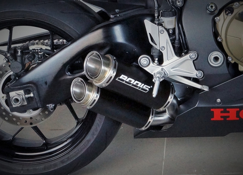 Bodis uitlaat Honda CBR1000RR 2017-2018 MGPX2 RVS Zwart of Titanium