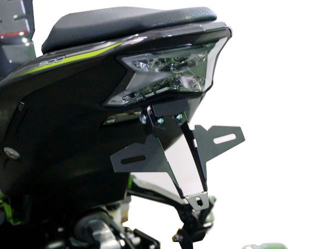 Bodis kentekenplaathouder Kawasaki Z900 2017-2019 Zwart