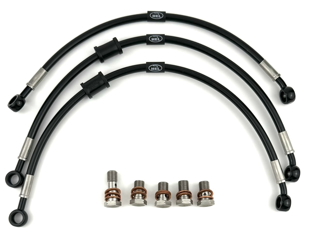 HEL remleidingen Kawasaki ZX9R ( B1-B2 ) 1994-1995 S voorzijde