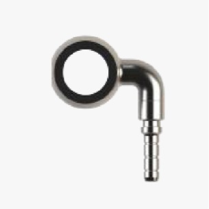 90° zijkant (alleen in rvs naturel kleur mogelijk!)