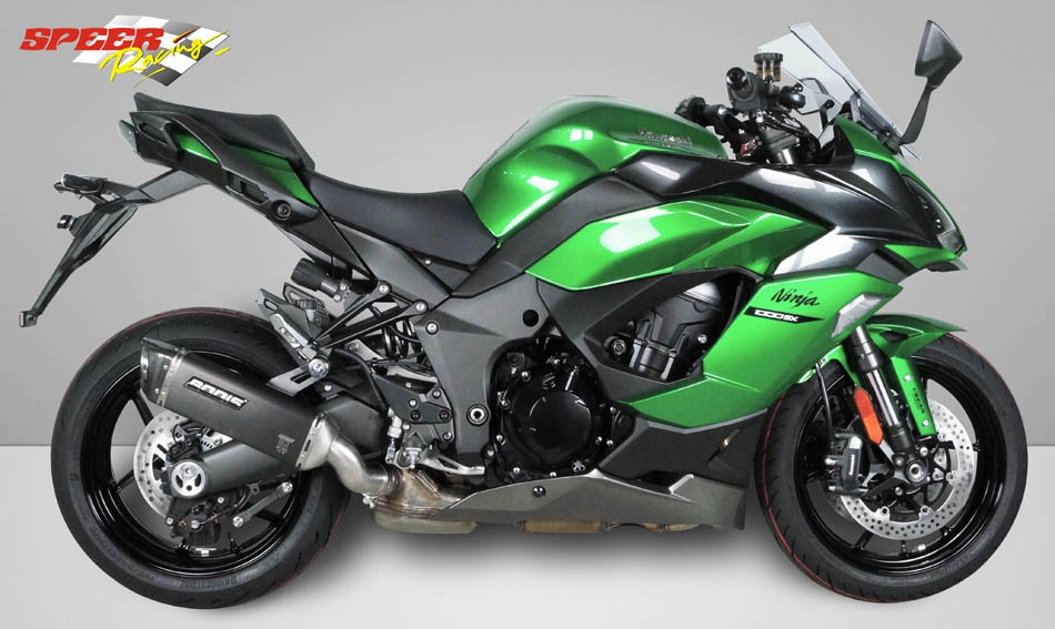 Bodis uitlaat Kawasaki Ninja 1000SX vanaf 2020 V4-M-CA RVS BOKN1000SX-001 5