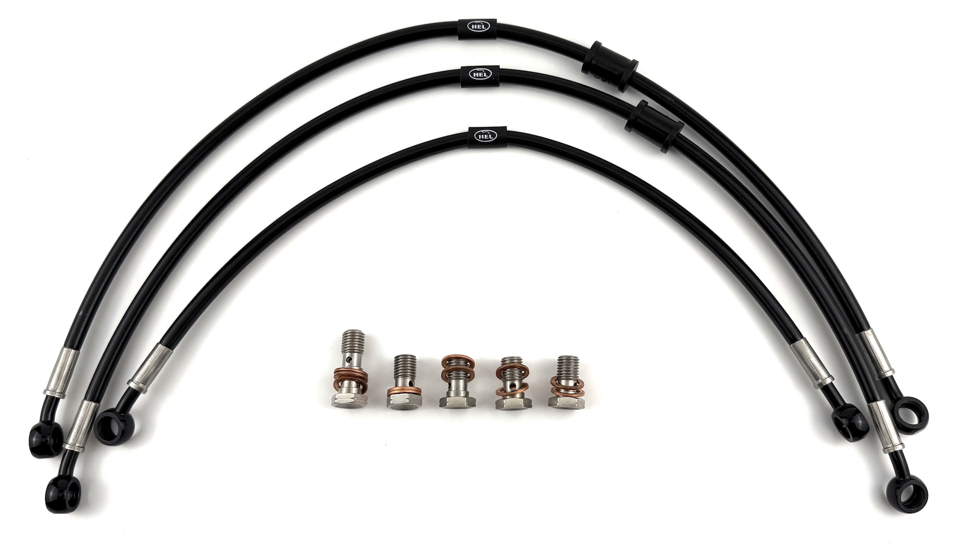 HEL remleidingen Honda CX650 Turbo 1983-1987 S voorzijde