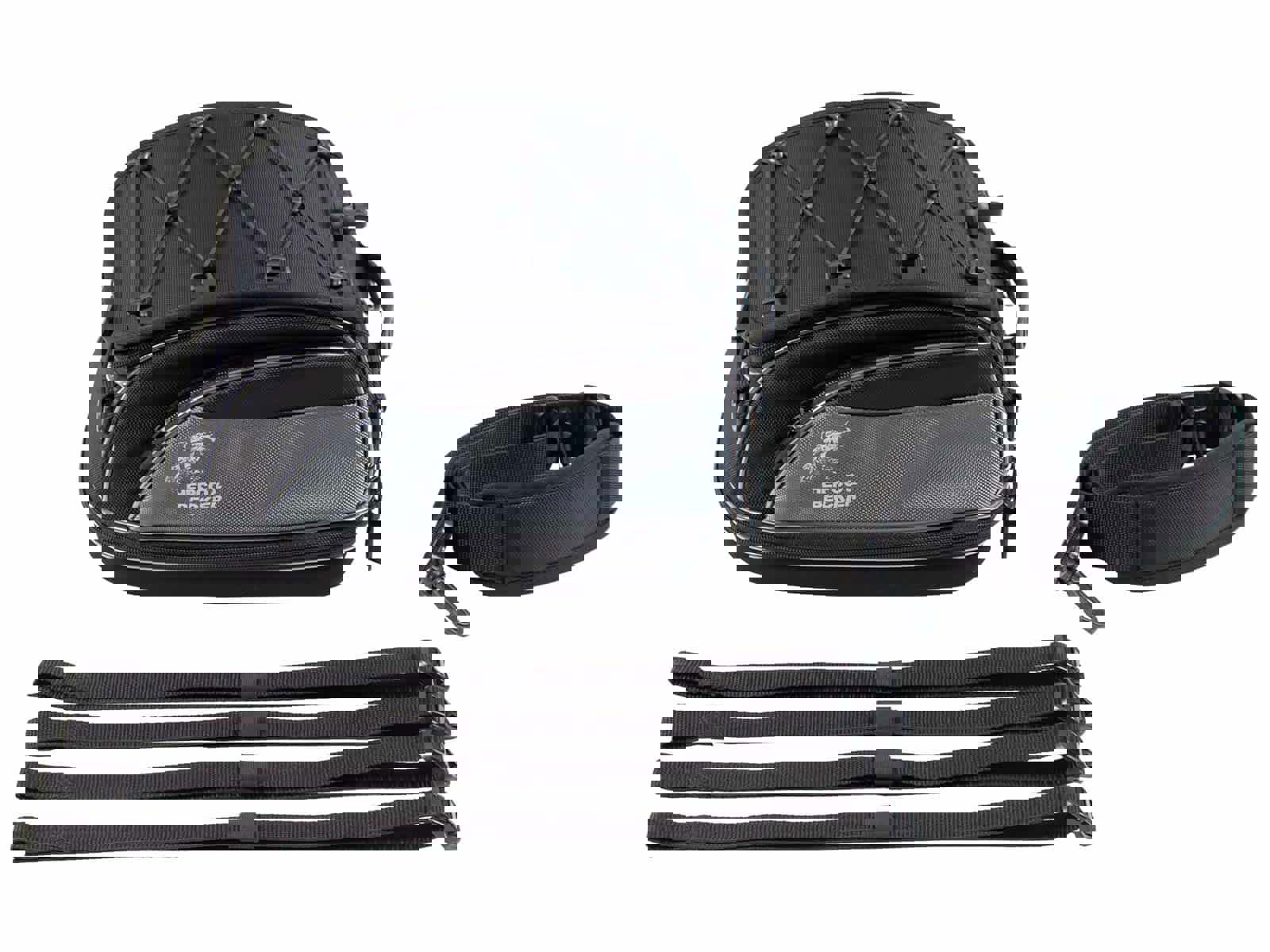 Hepco en Becker Street motortas / zadeltas met spanriemen