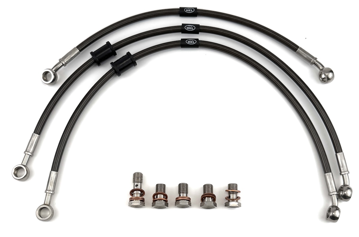 HEL remleidingen Kawasaki GPX600R 1988-1997 S voorzijde