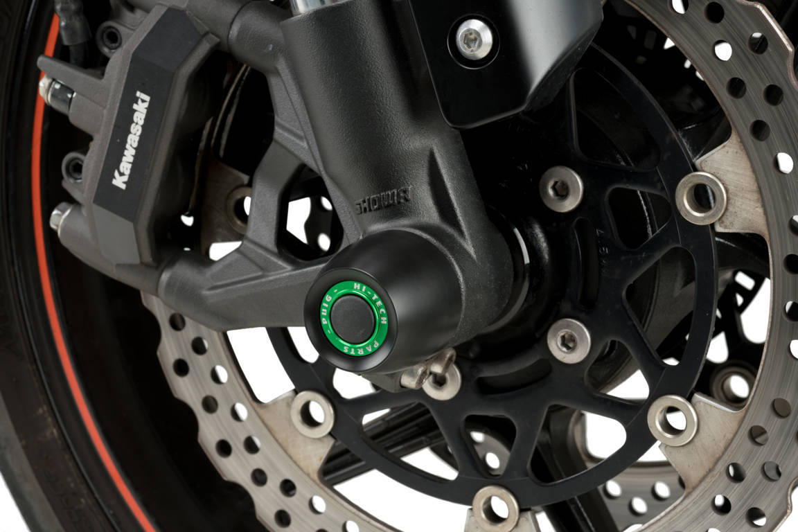 Puig As valdoppen Kawasaki Z650 / Z800 / Z1000R / Ninja 1000 SX voorzijde PHB19
