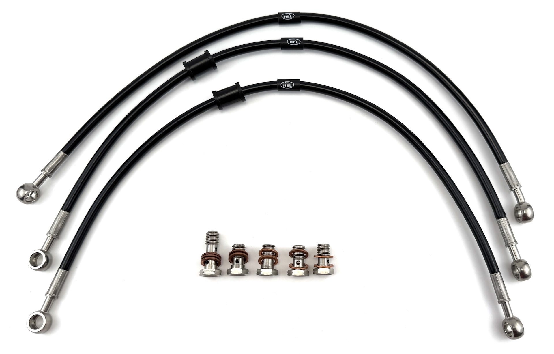 HEL remleidingen Honda CB750C Custom 1981-1986 S voorzijde