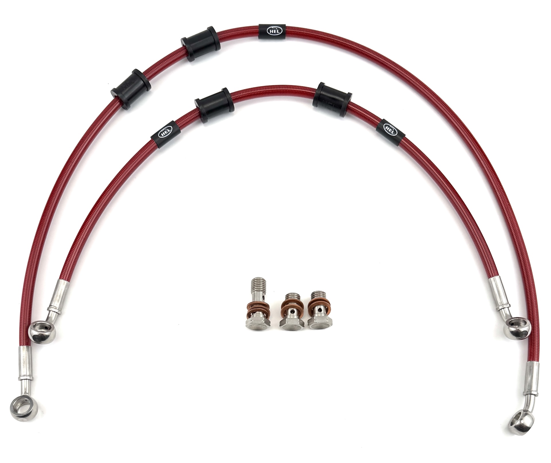 HEL remleidingen Suzuki SV 1000 S 2003-2011 O voorzijde