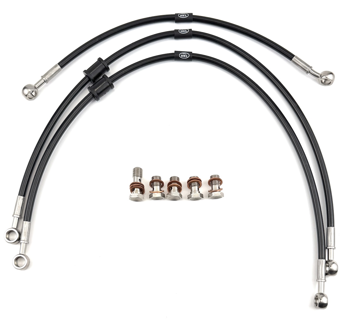 HEL remleidingen Kawasaki Z1300 1981-1984 S voorzijde