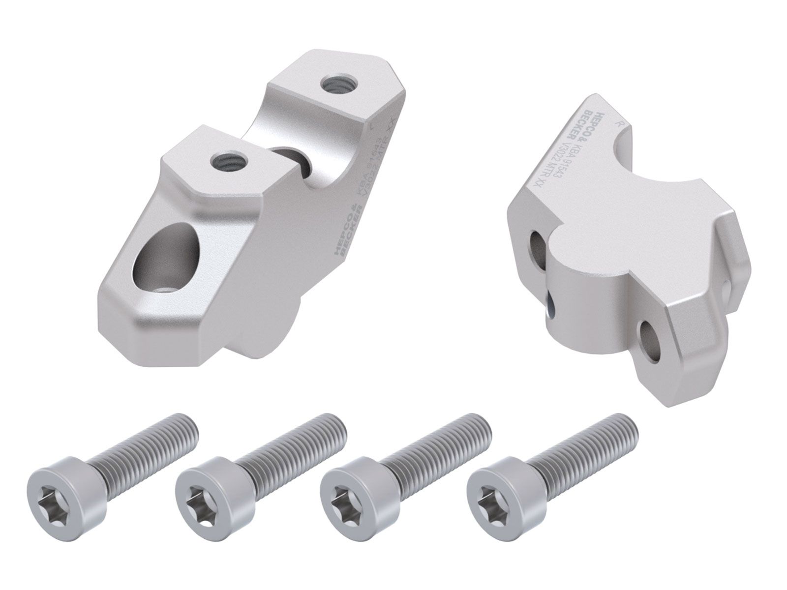 Hepco en Becker stuur offset risers BMW F800 GS (2024-) HE424565370009 1