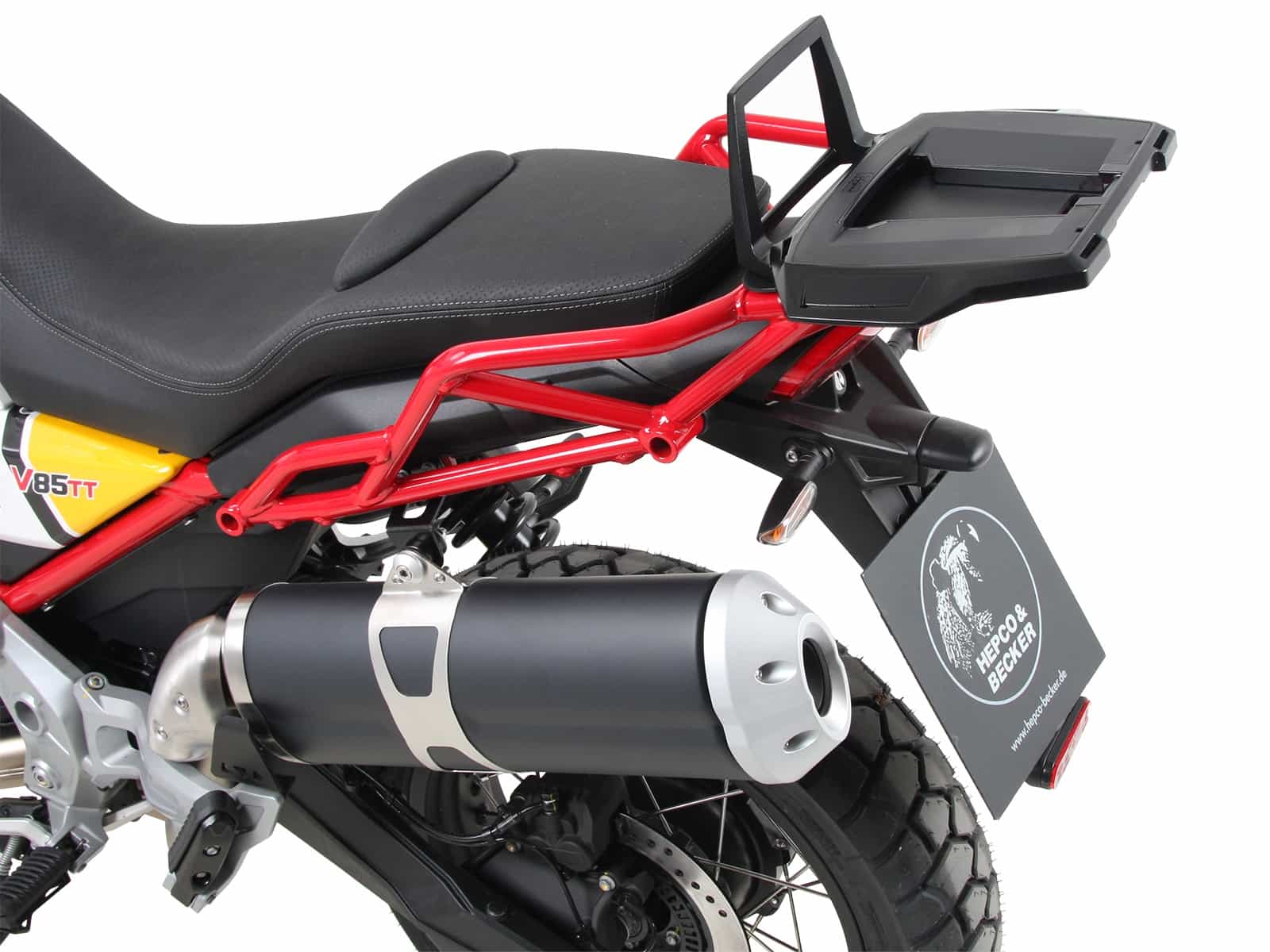 Hepco en Becker Alurack drager topkoffer Moto Guzzi V85 TT (2019-2023)