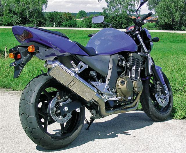 Bodis uitlaat Kawasaki Z750 2004-2006 Three-Tec RVS BOKZ750-005 1