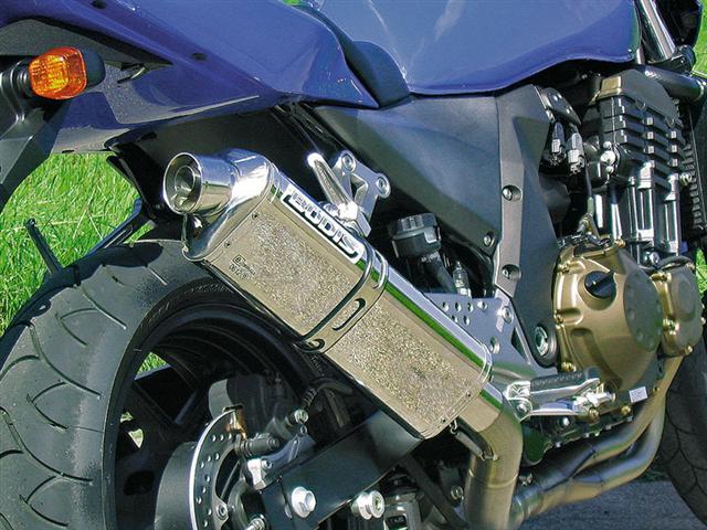 Bodis uitlaat Kawasaki Z750 2004-2006 Three-Tec RVS BOKZ750-005 2