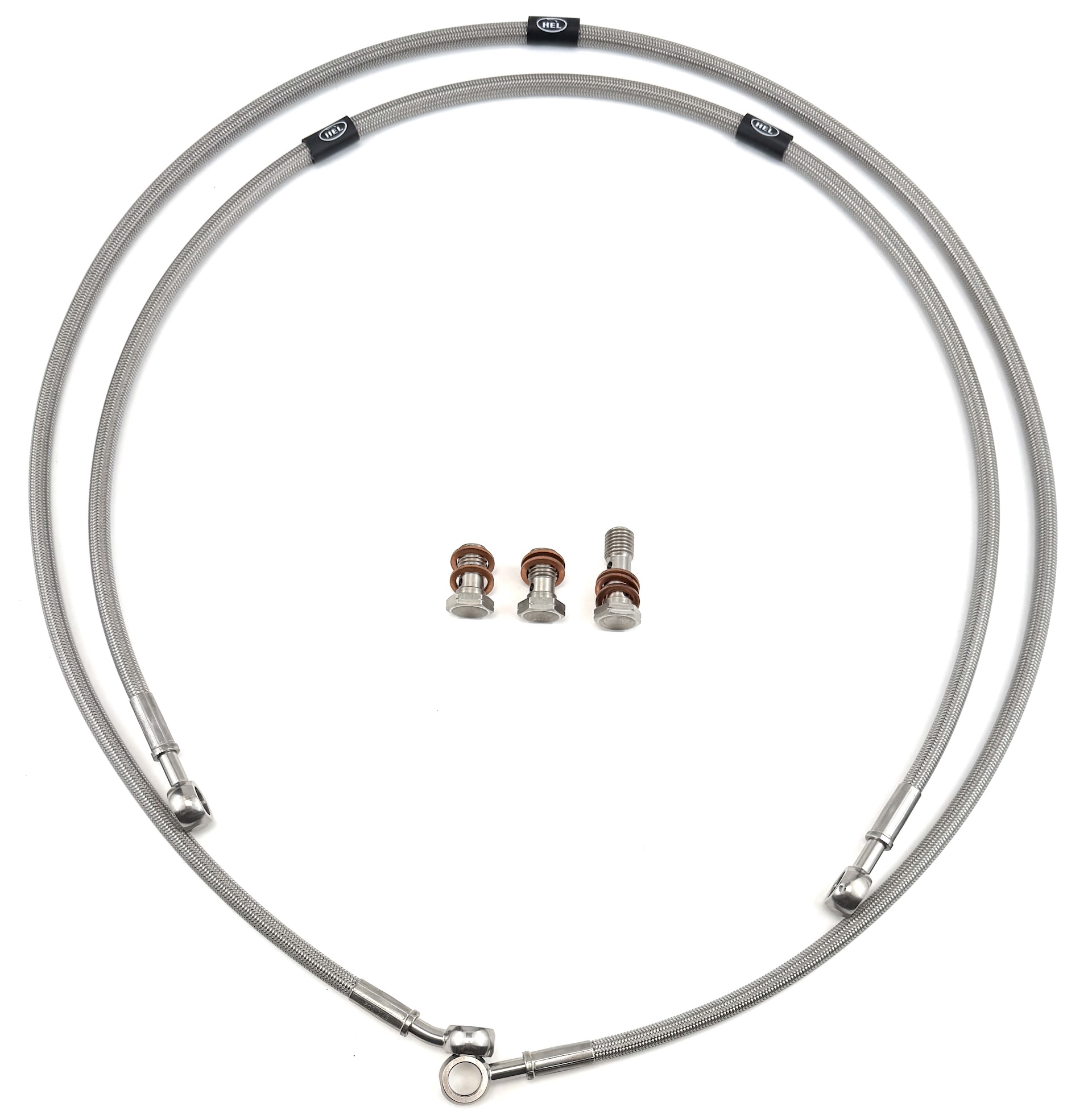 HEL remleidingen Triumph Tiger 955 2000-2007 O voorzijde