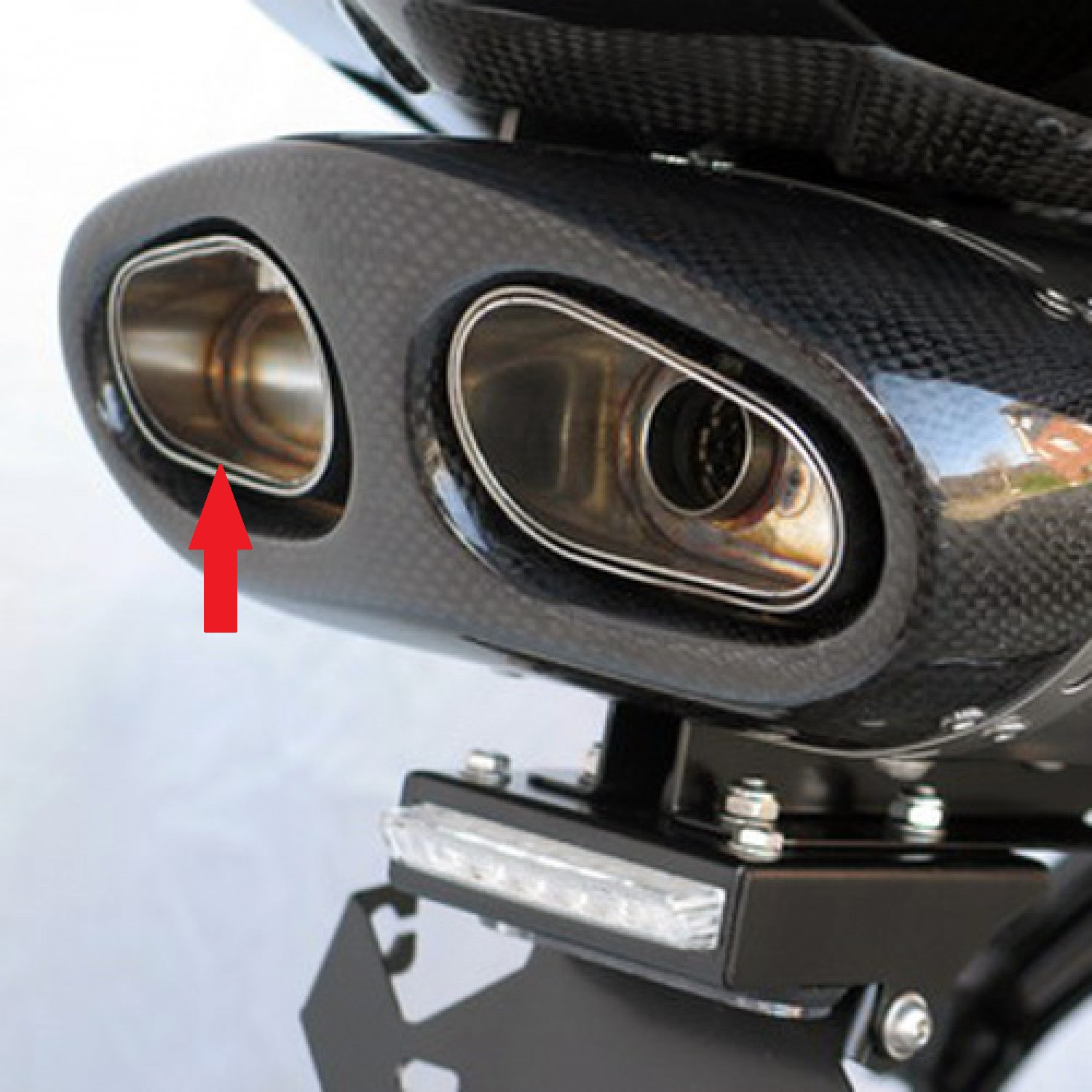 Bodis db-killer linker zijde Suzuki B-King