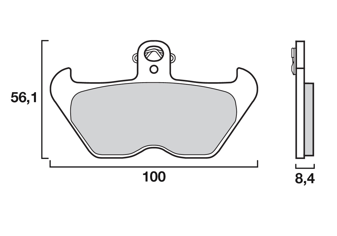 Brembo remblokken SE07BB2407 2