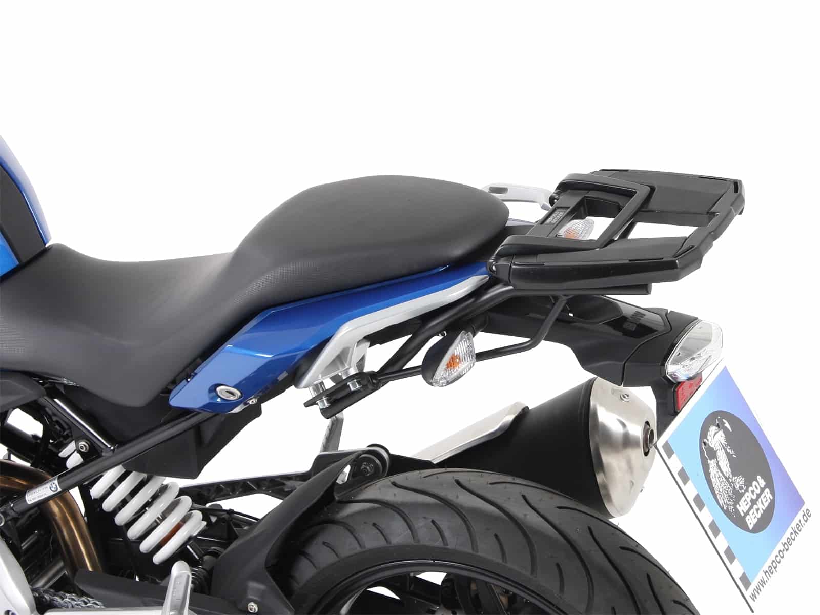 Hepco en Becker Easyrack rek topkoffer BMW G310R