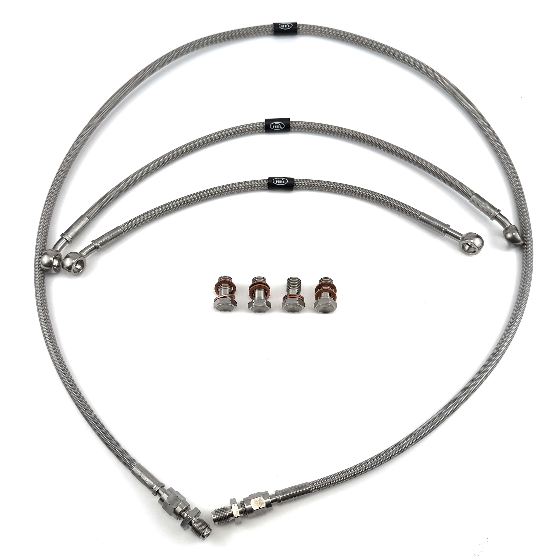 HEL remleidingen Moto Guzzi California S voorzijde