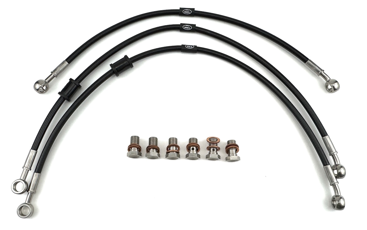 HEL remleidingen Honda CX500 1979-1982 S voorzijde