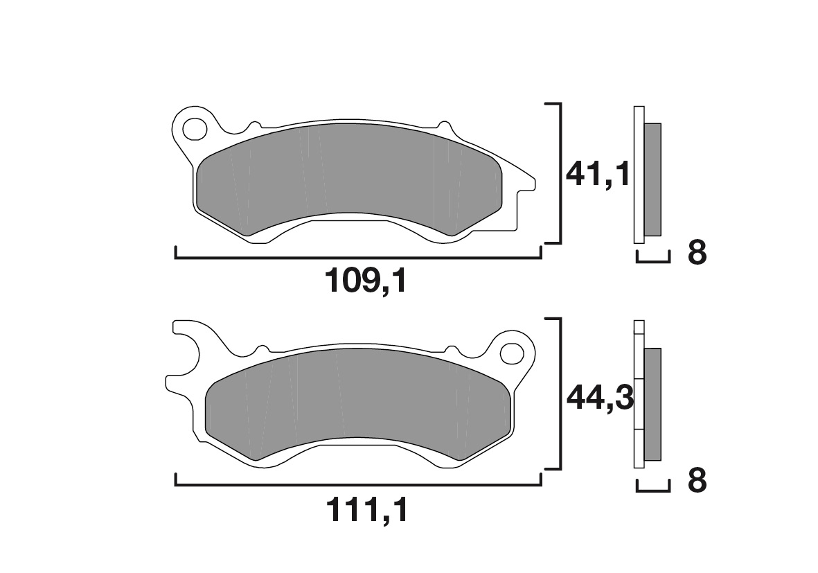 Brembo remblokken SE07090 1