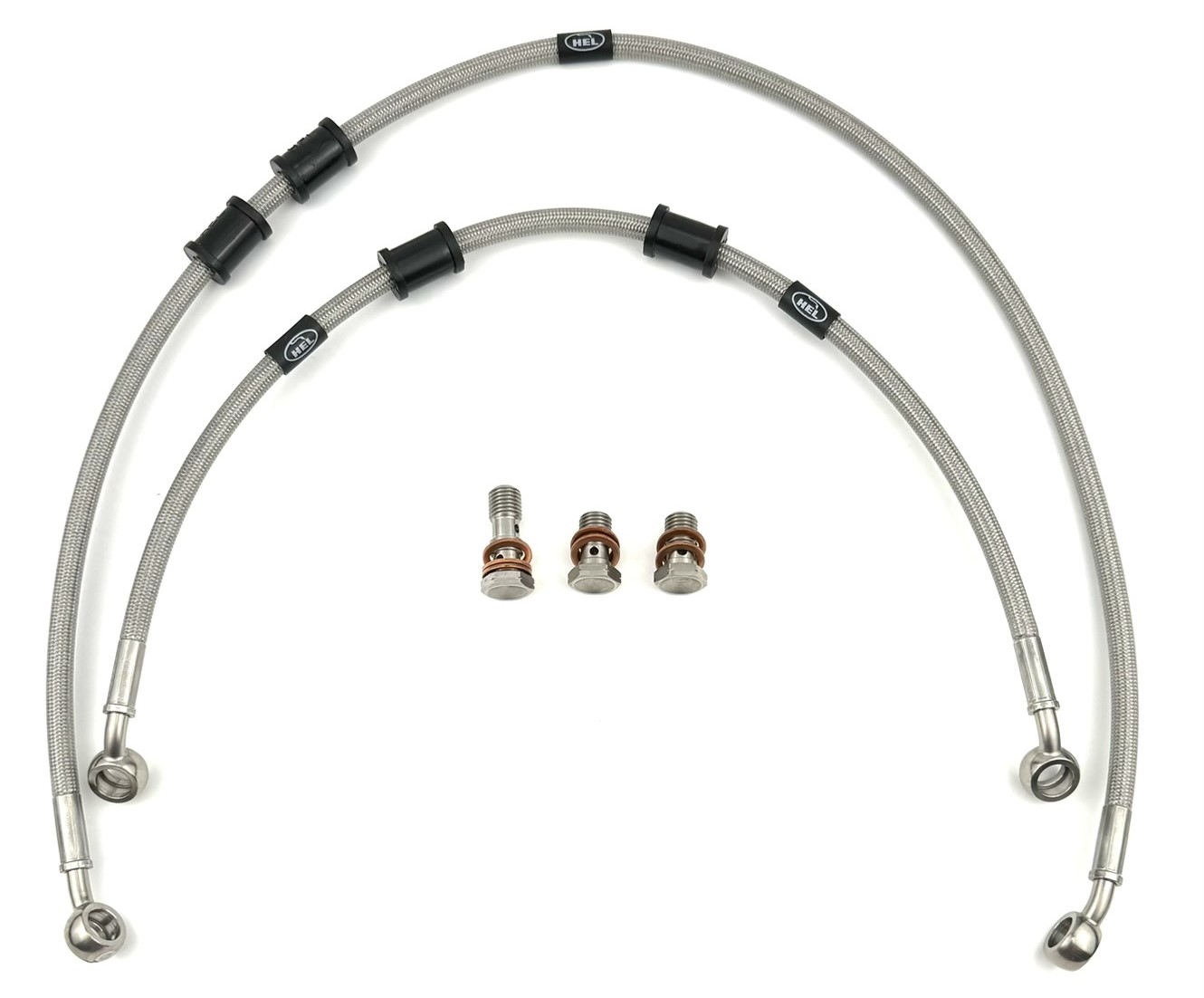 HEL remleidingen Suzuki SV 1000 N 2003-2009 O voorzijde