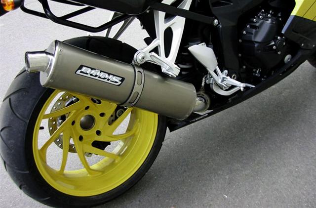 Bodis uitlaat BMW K1200R 2005-2011 Titanium Oval 1MK