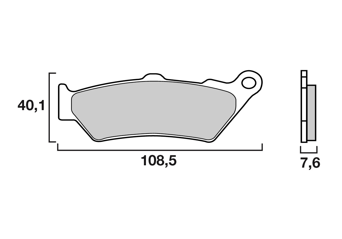 Brembo remblokken SE07BB03SA 2