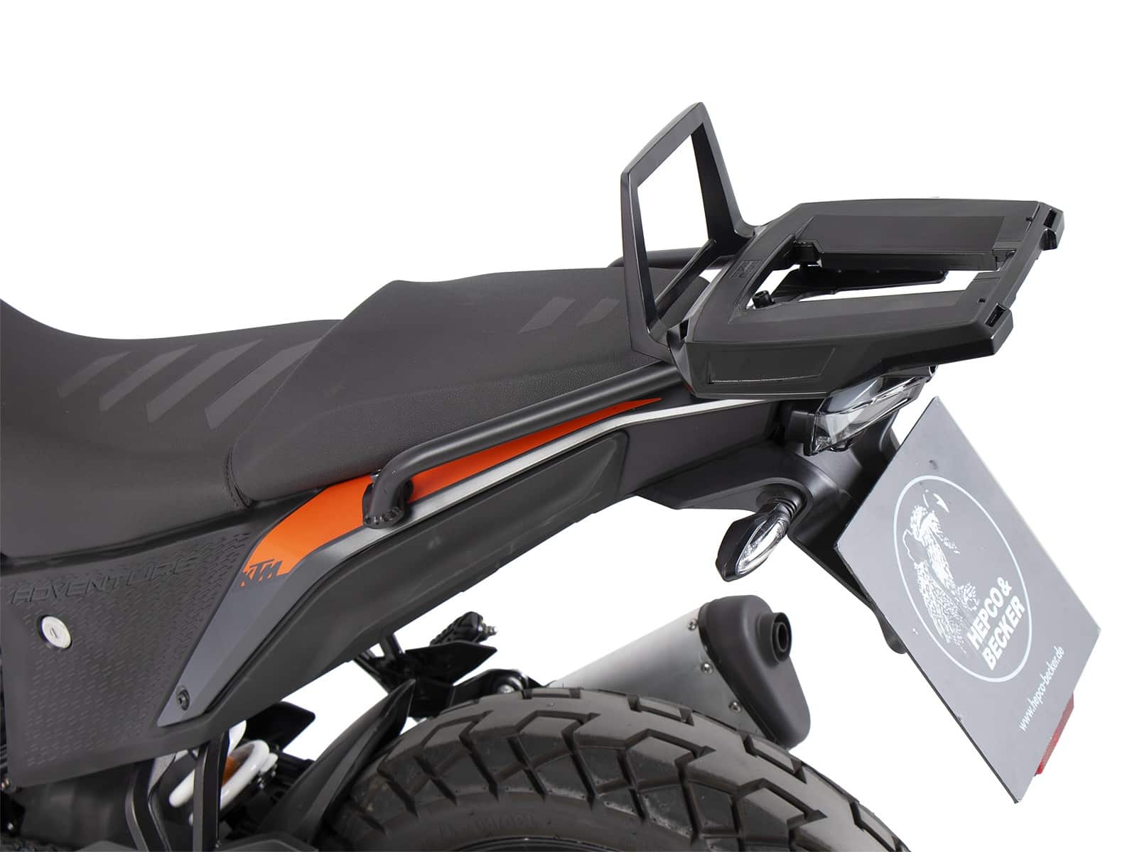 Hepco en Becker Alurack drager topkoffer KTM 390 Adventure
