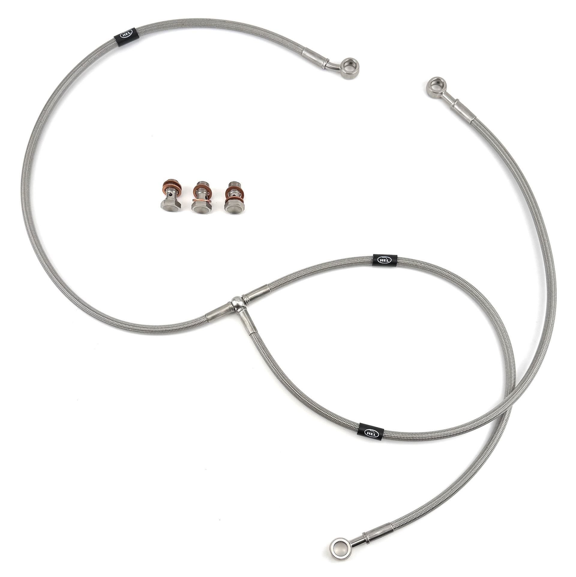 HEL remleidingen Ducati 1199 / 1199S / 1199R Panigale ABS alleen voorzijde 2012-2014