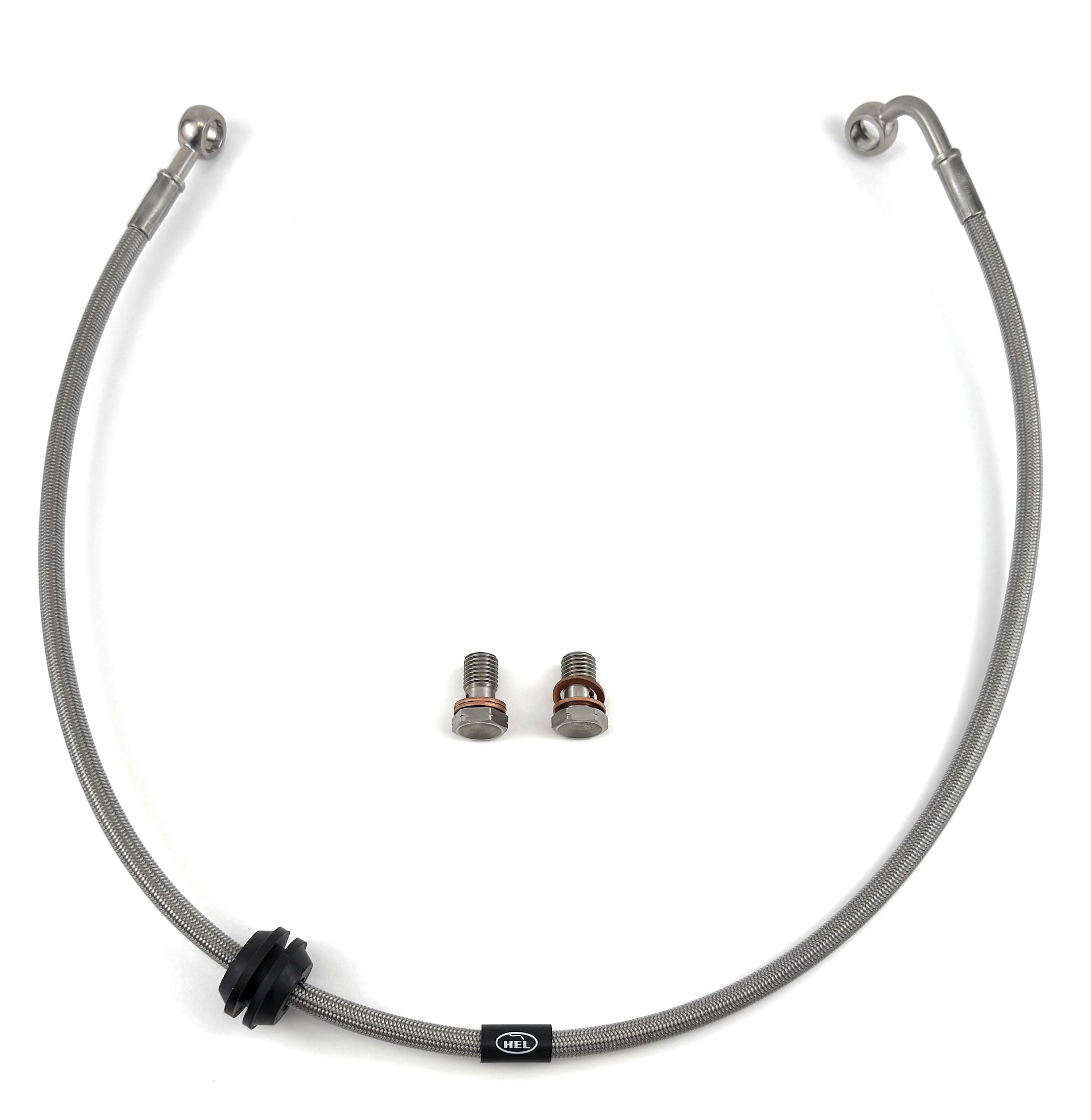 HEL remleiding Kawasaki ER6 N 2006-2010 achterzijde