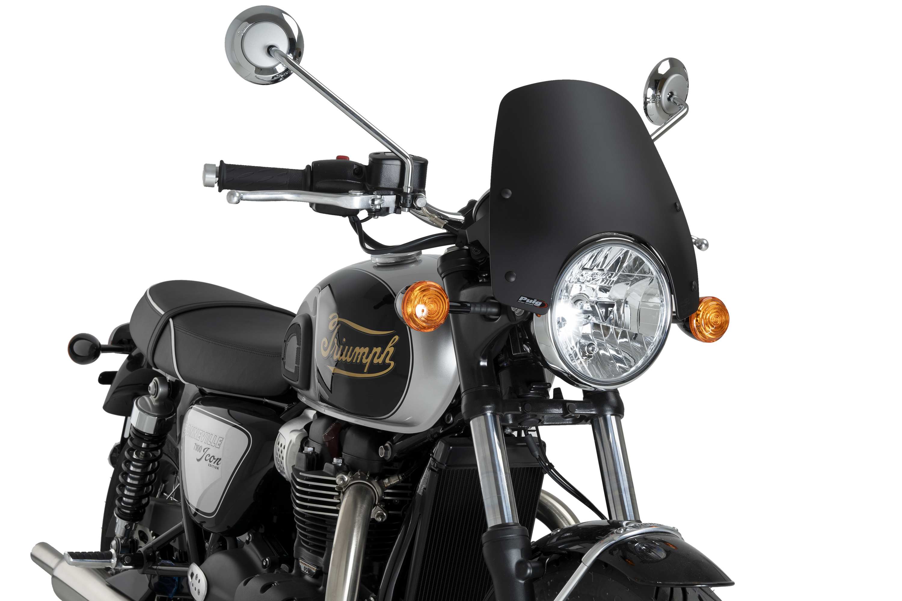 Puig New Generation Sport windscherm Triumph Bonneville T100 / T120