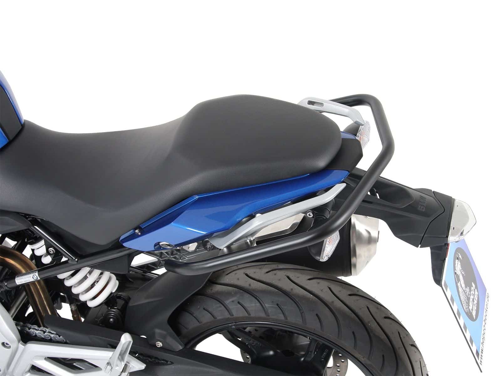 Hepco en Becker valbeugel achterzijde BMW G310R (2016-)
