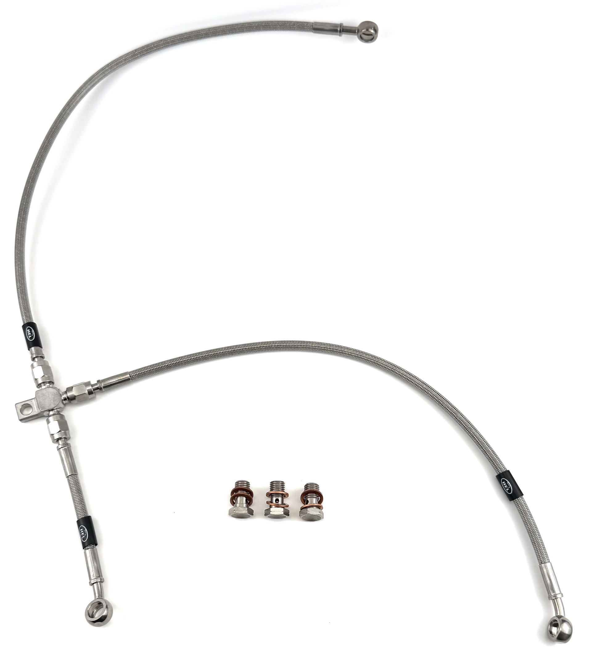 HEL remleidingen Honda CBR400RR NC29 1989-1997 S voorzijde