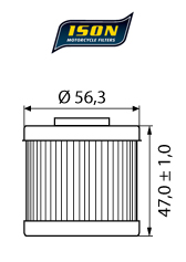 Ison 151 oliefilter DC-ISON151 1