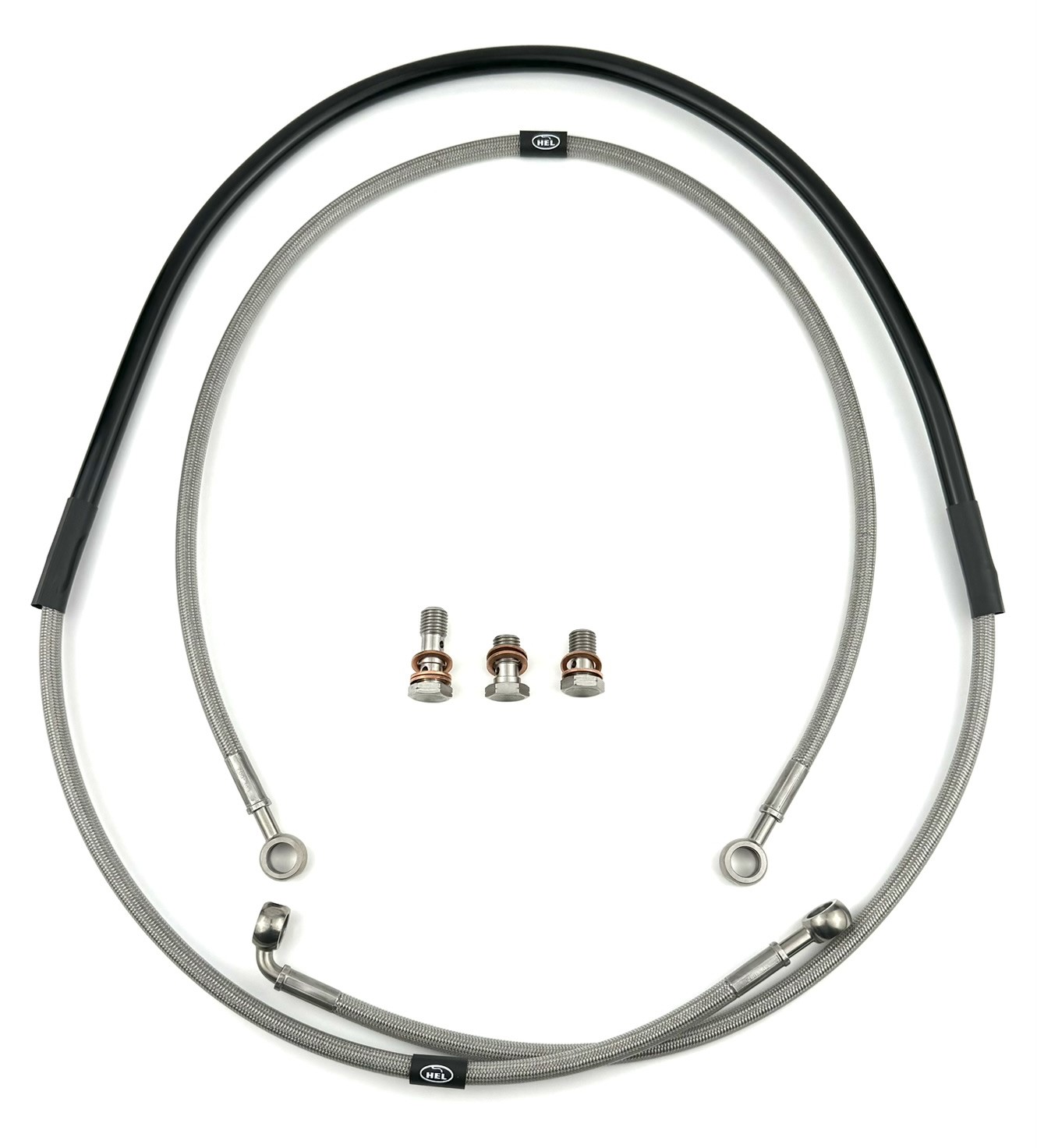 HEL remleidingen KTM 950 Adventure 2000-2003 O voorzijde