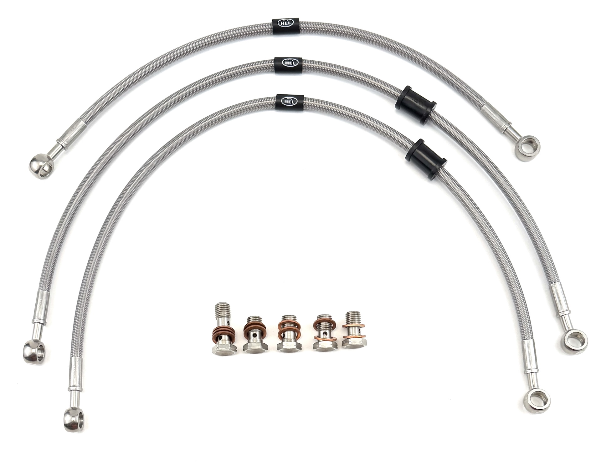 HEL remleidingen Honda CB900 F2 Bol D'or 1981-1983 S voorzijde