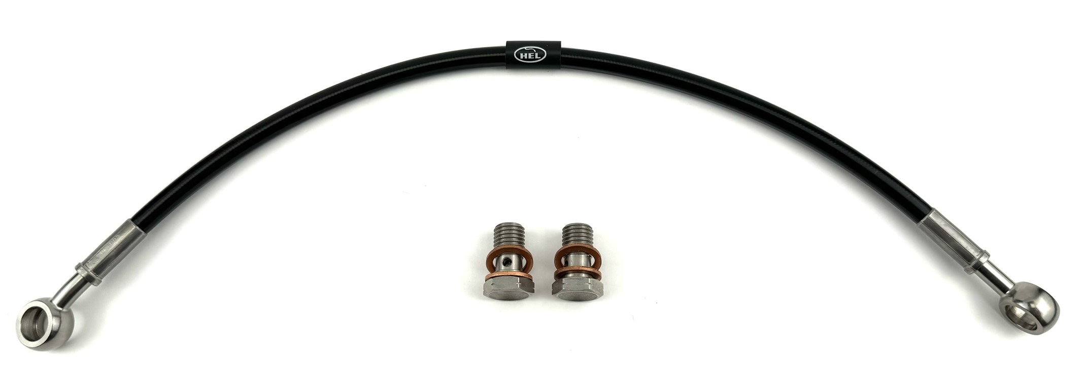 HEL remleiding Yamaha FJ1200 met anti duik 1986-1987 achterzijde