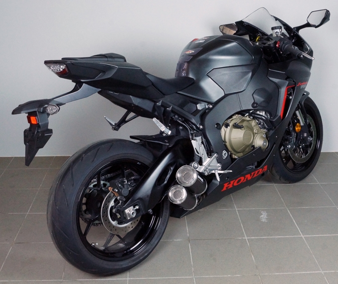 Bodis uitlaat Honda CBR1000RR 2017-2018 MGPX2-GE RVS Zwart BOHCBR1000-032 1