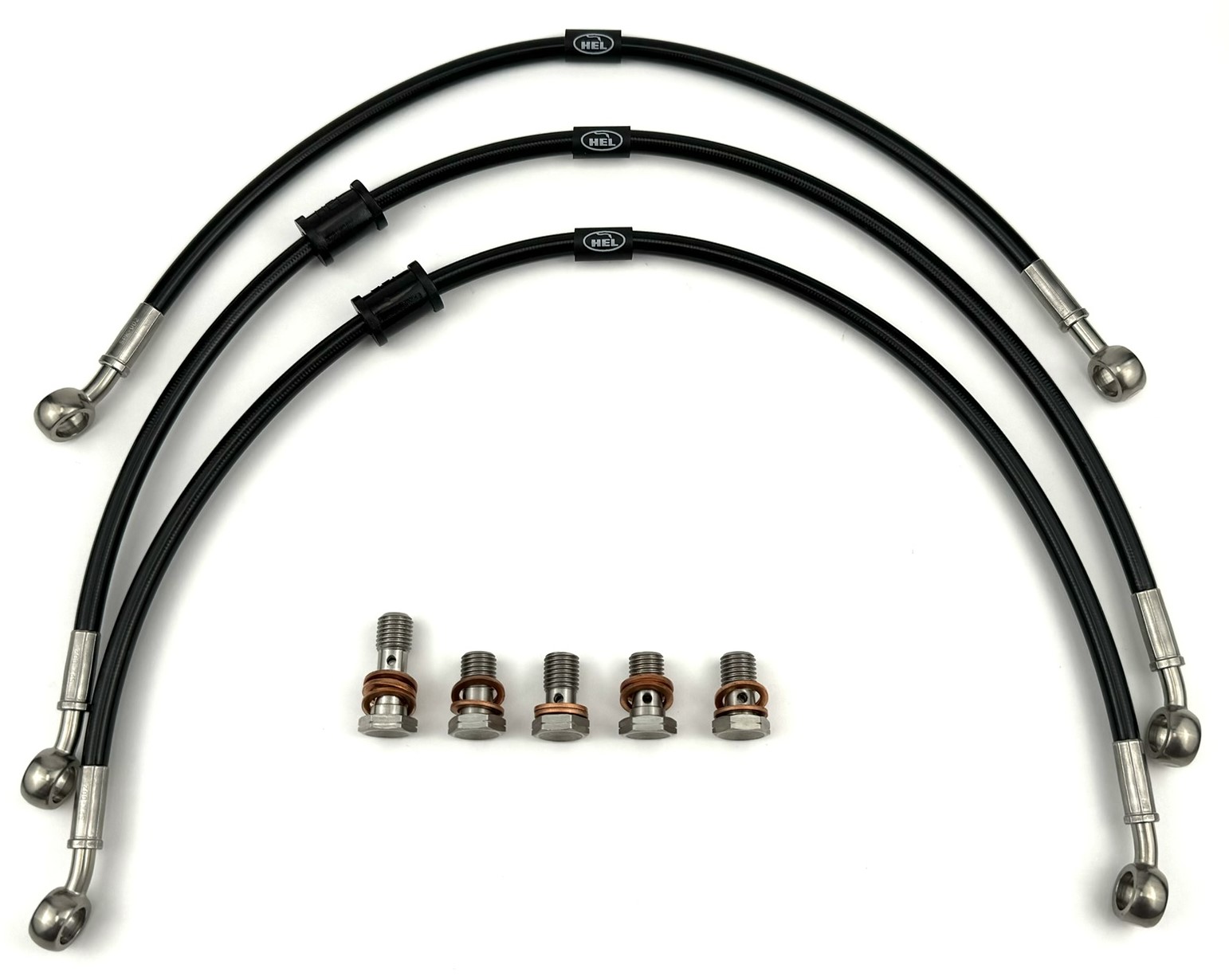 HEL remleidingen Yamaha XS750 1978-1979 S voorzijde