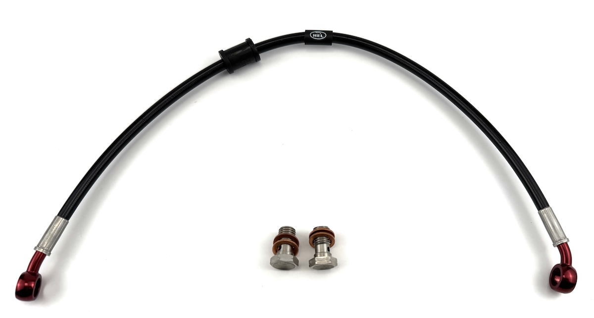 HEL remleiding achterzijde Kawasaki Z800 2013-2015