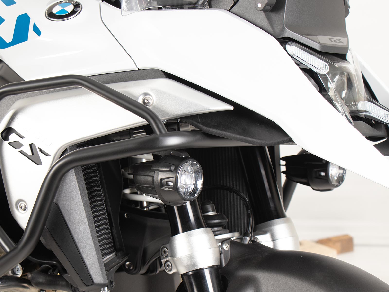 Hepco en Becker bevestiging voor originele verstralers BMW R1300GS